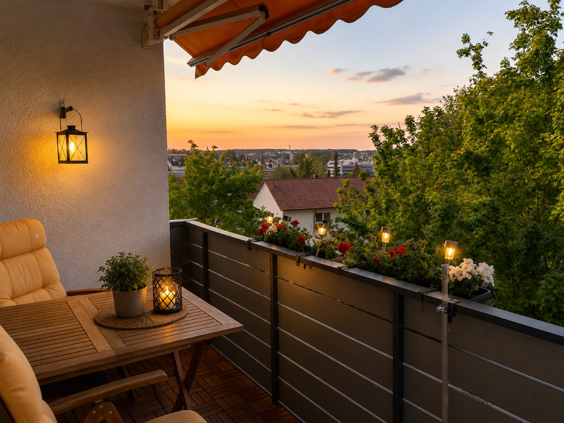 Balkon mit Blick